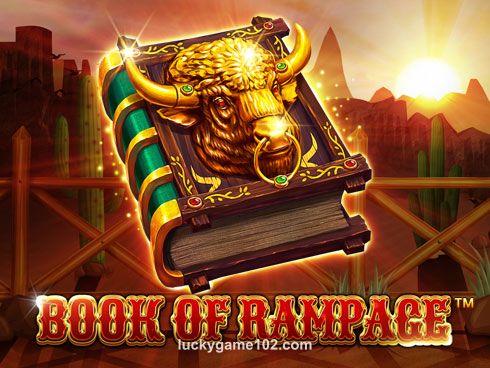 Book of Rampage slot game card